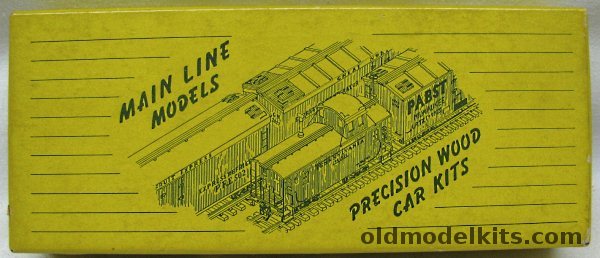 Main Line Models 1/87 50'  Wood Sheathed Refrigerator (Billboard Reefer) - Central Vermont / Vermont Milk - HO Craftsman Kit, XR-13 plastic model kit